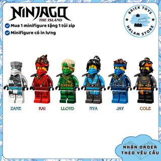 [Có sẵn] Đồ chơi lắp ráp minifigures Ninjago season 14 The Island - Mô hình lắp ghép nhân vật ninja
