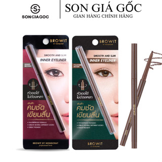 Chì sáp kẻ mắt nongchat, Kẻ Viền Mắt Trong Browit Chì Kẻ Mắt Smooth And Slim Inner Eyeliner 0.1g,