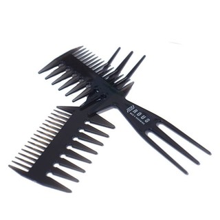 Lược 3 Trong 1 ROUG MEN'S GROOMING Màu Đen - Lược Chải Vuốt Tóc Tạo Kiểu Chuyên Dụng