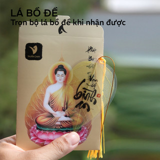  Lá bồ đề 12 con giáp VEGAN thuần chay Bình An Tài Lộc để ốp lưng móc khoá 