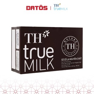  Thùng 48 hộp sữa tươi tiệt trùng TH true MILK sôcôla nguyên chất 180 ml  180 ml x 48  