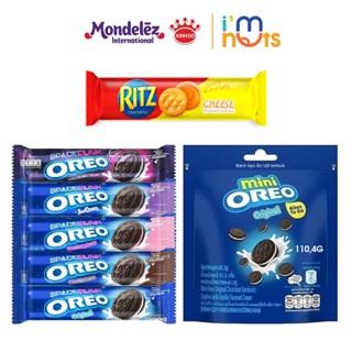 Bánh quy kem Oreo đủ vị 110g và Bánh quy kem phô mai Ritz 118g