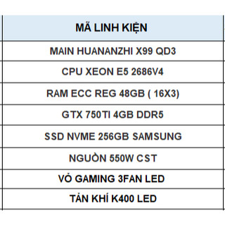 Thùng PC GAMING Chuyên Giả Lập_ Nox _ LD Player _ Render