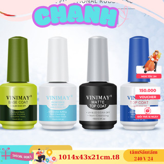  Base Top Vinimay Cứng móng,Kiềm dầu,Top giọt sương,Top lì,Top loang,Top Cường Lực,Top Kim Cương 