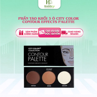 PHẤN TẠO KHỐI 3 Ô CITY COLOR CONTOUR EFFECTS PALETTE