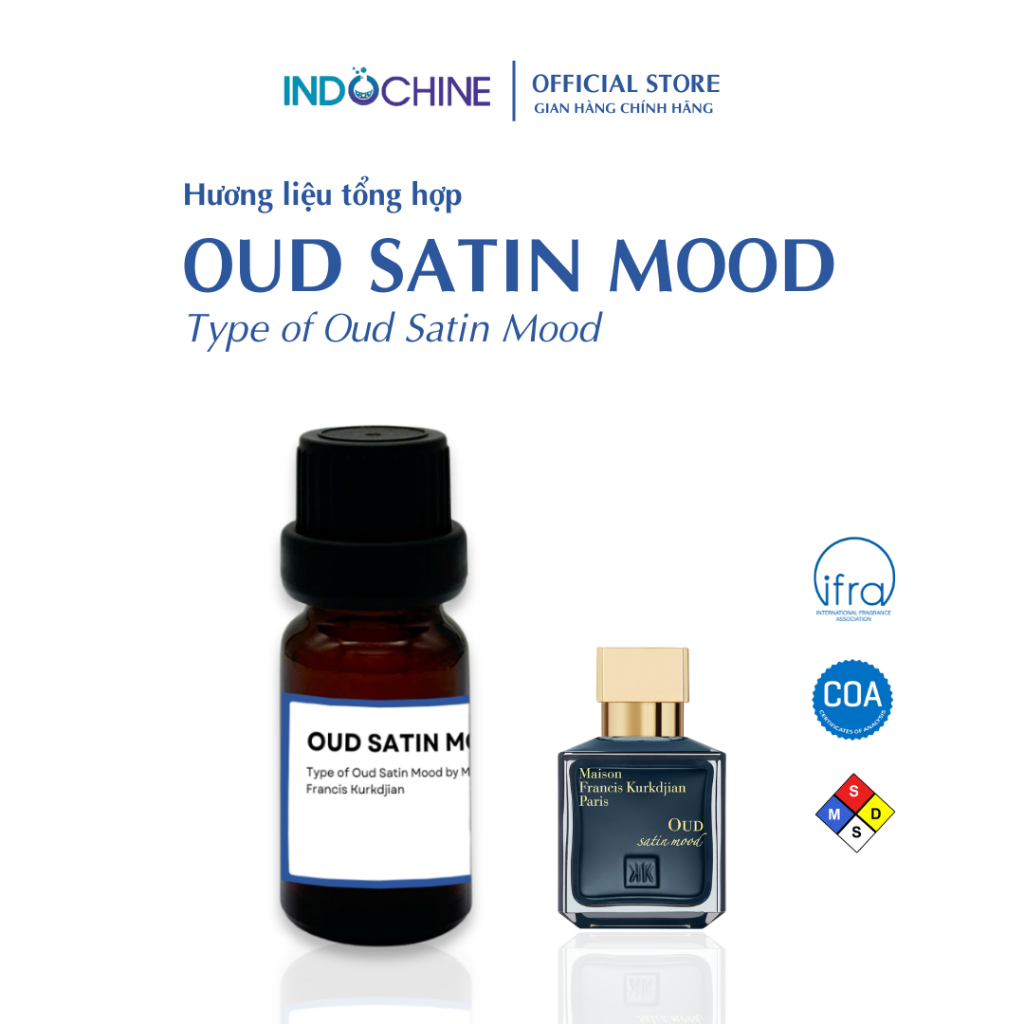 Hương liệu nước hoa OUD SATIN MOOD - Type of Oud Satin Mood by Maison Francis Kurkdjian 10ml, 50ml