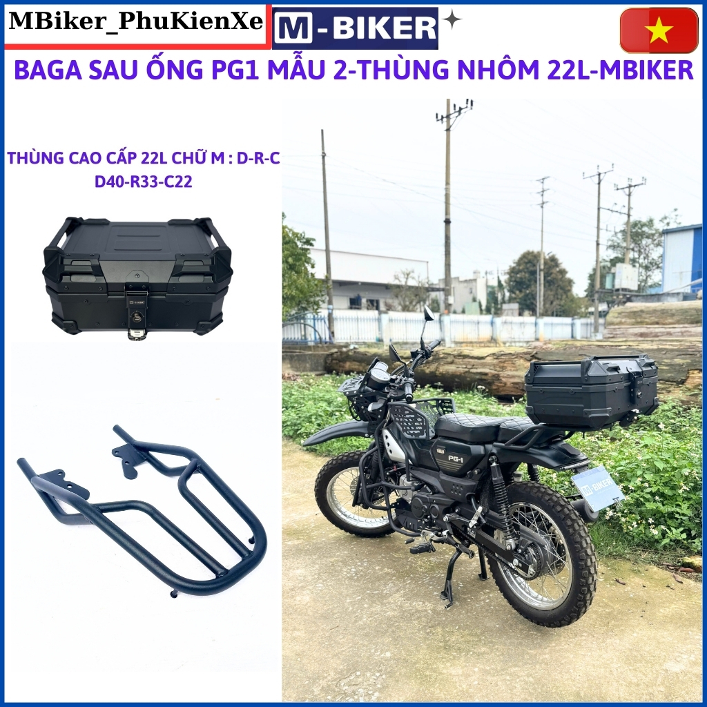 Cảng sau pg1, Baga pg1, cảng pg1, phụ kiện pg1, chính hãng mbiker