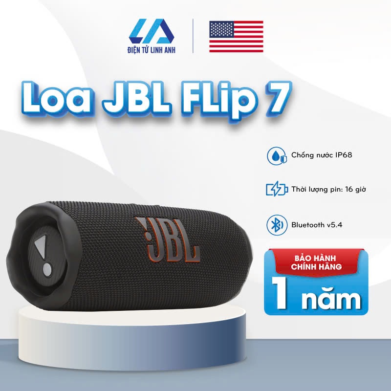 Loa JBL Flip 7 Hàng Chính Hãng PGI Bảo Hành 12 Tháng, Linh Anh Audio