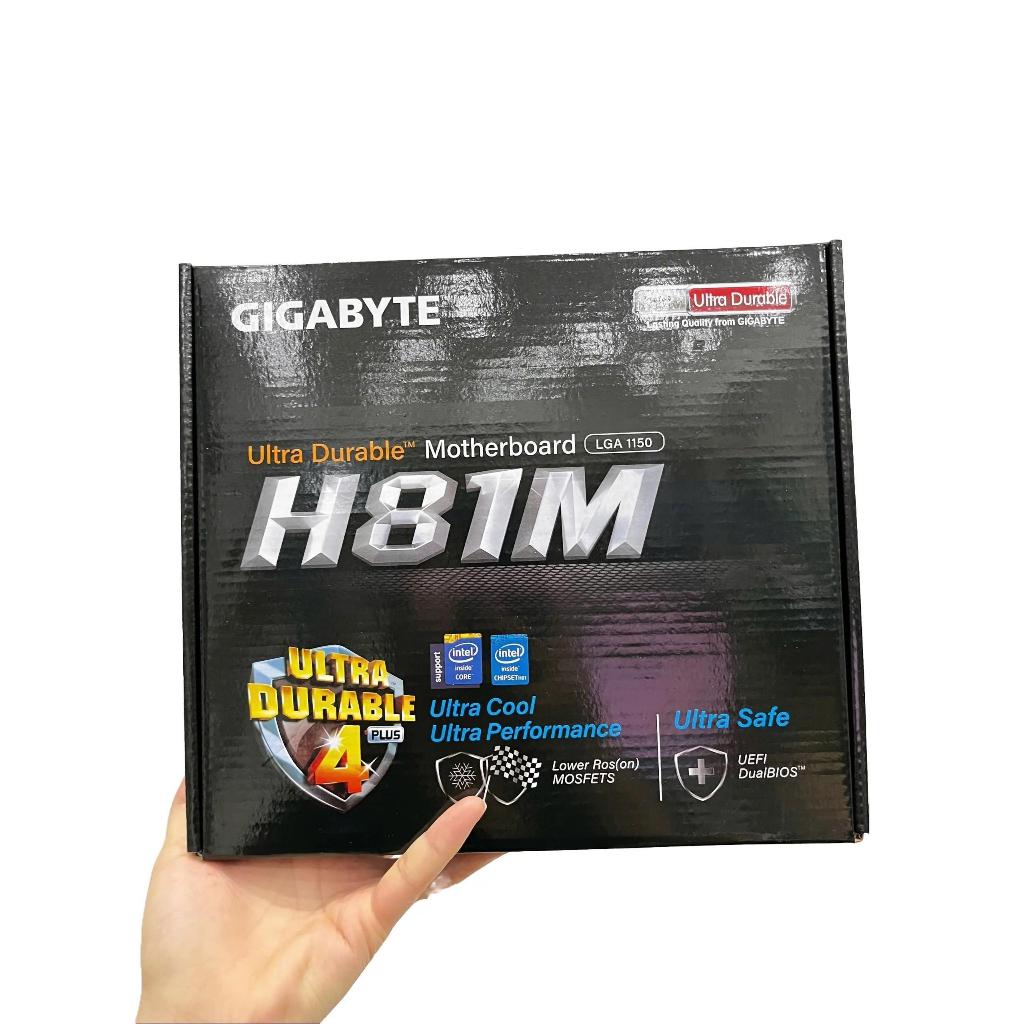 Mainboard Gigabyte H81 M-DS2 nhập khẩu RENEW 97-99% Full Box