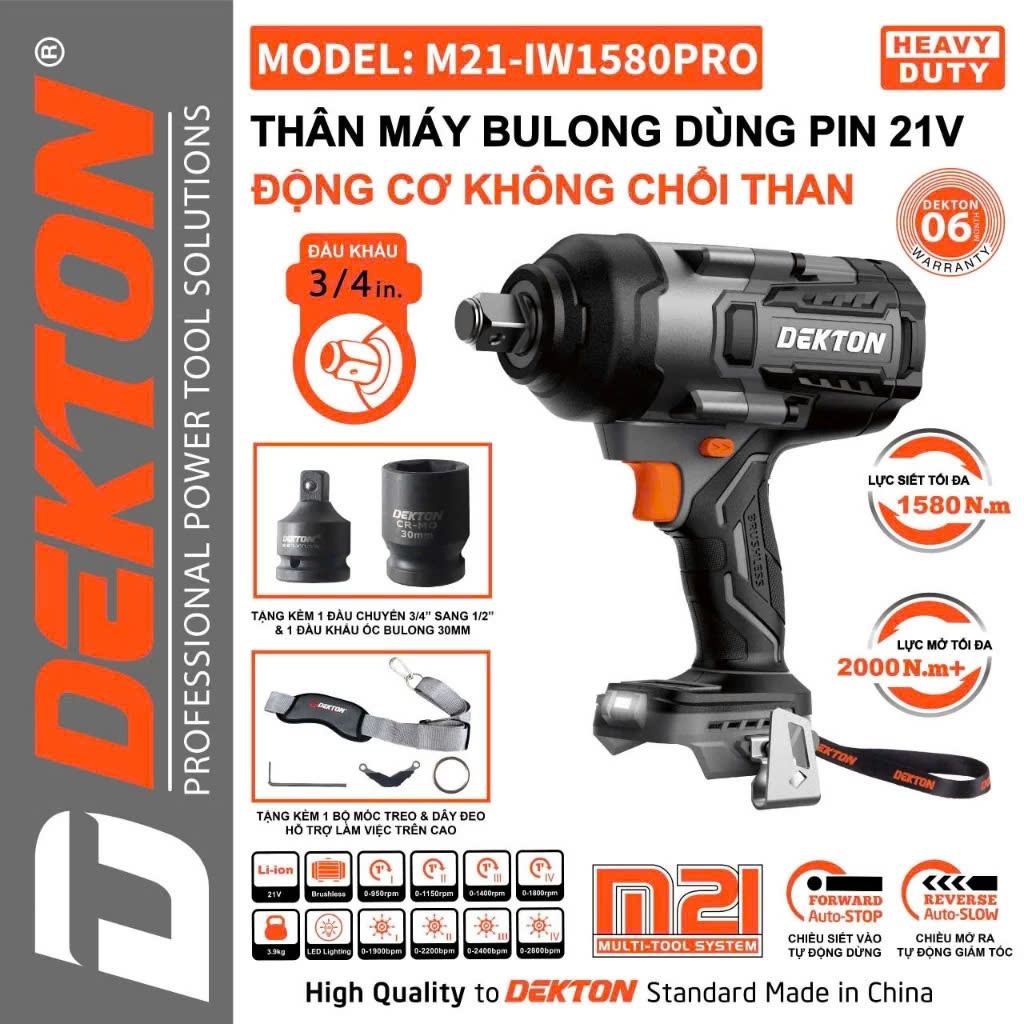 THÂN MÁY BULONG 3/4