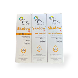 Kem chống nắng Fixderma (75g) Shadow SPF 50+ và 30+ / bản mạnh 70+ cream & 55+ gel