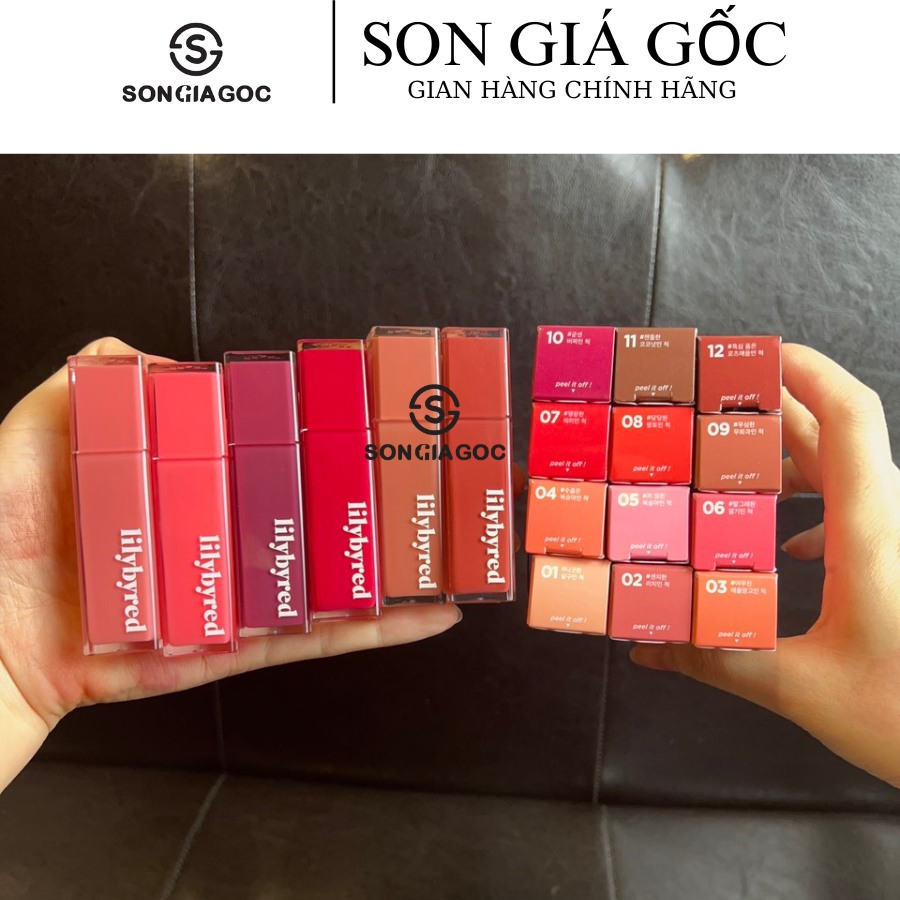  SON BÓNG LILYBYRED BLOODY LIAR COATING TINT  đầy dủ 14 mã màu  