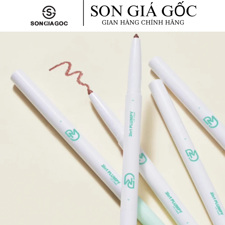 Chì kẻ viền môi Dearmay 2in1 Plumpy Lip Liner