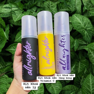  Xịt Khóa Nền URBAN DECAY Spray All Nighter 118ml - Giữ Lớp Trang Điểm Lâu Trôi DUNG CHU CHUMIA 