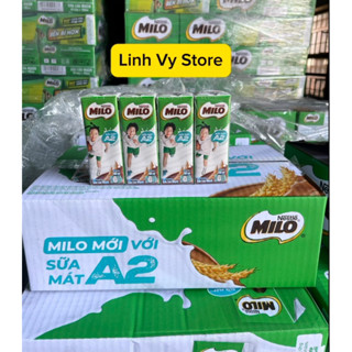 Sữa Mát Milo A2 (Đạm Quý A2) 48 Hộp X 180Ml ( Từ 2 Tuổi Đã Dùng Được)