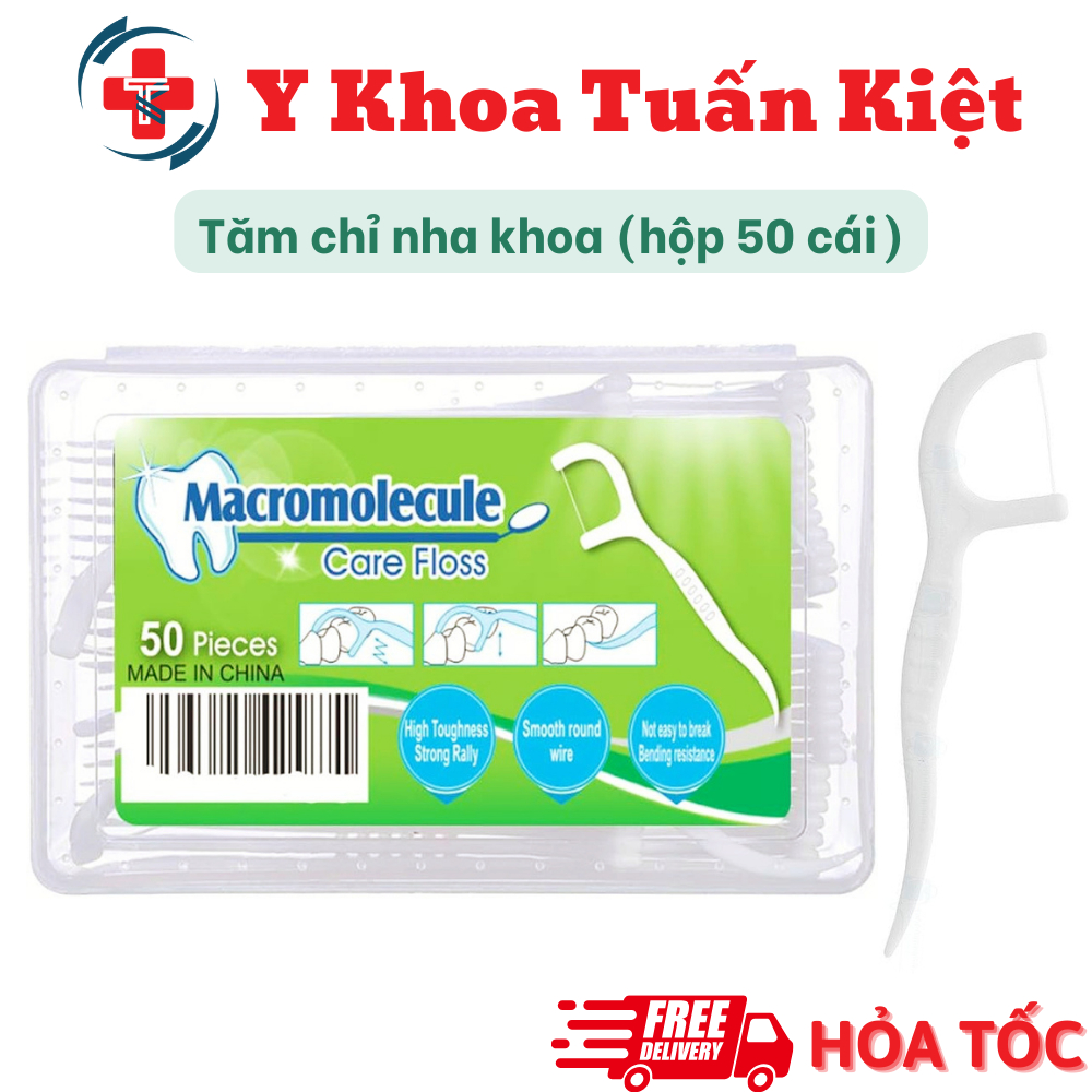 ✅ Tăm chỉ nha khoa (hộp 50 cái)