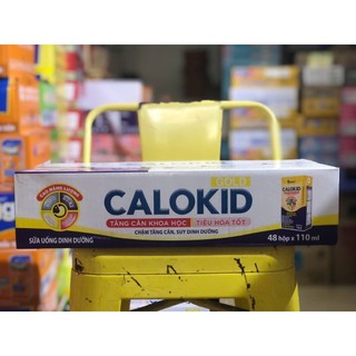 [vitadairy] Thùng SBPS Calokid 48 hộp - Giúp bé Tăng Cân Khoa Học - Tăng Chiều Cao Sau 4 tuần