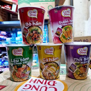 Mì Cung Đình Hương Vị Lẩu Tôm Chua Cay/ Bò Hầm Cốc 71g/65g