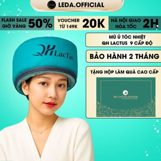 Mũ ủ tóc QH Lactus season 9 cấp độ nhiệt, máy hấp tóc tại nhà bảo hành 2 tháng
