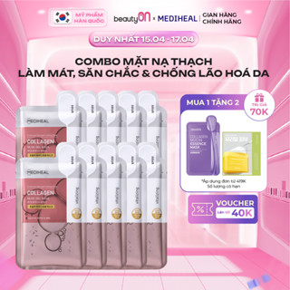 Combo 10 Miếng Mặt Nạ Trong Suốt Collagen Dưỡng Da, Ngăn Ngừa Lão Hóa Mediheal Collagen Nude Gel Mask 30g