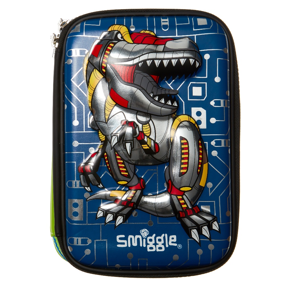 Hôp bút Smiggle 3 ngăn hình nổi 3D - Dragon Smiggle Triple Pencilcase