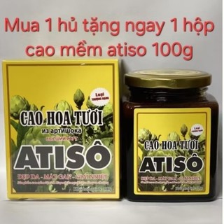  Cao Atiso Đà Lạt - Hủ thủy tinh 500g  Loại thượng hạng .Tặng ngay 1 hộp cao mềm atiso 100g khi mua 1 hủ cao 500g. 