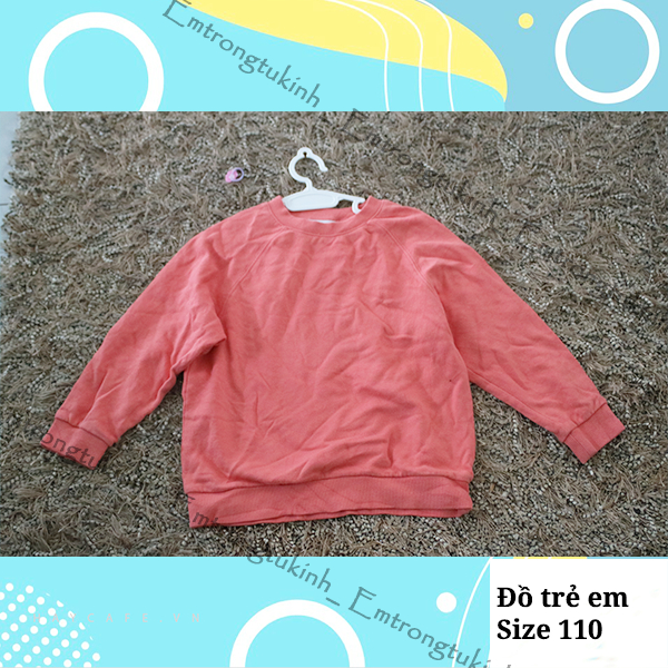 Áo nỉ  cổ tròn cho bé Size 110 hiệu Topten Kids - Hàng 2nd