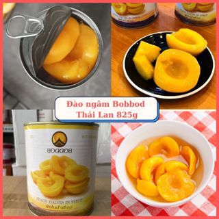 Đào Ngâm BODDOB Thái Lan 820g – Thơm Ngon Tươi Mát,Bí Quyết Cho Ly Trà Đào Chuẩn Quán!