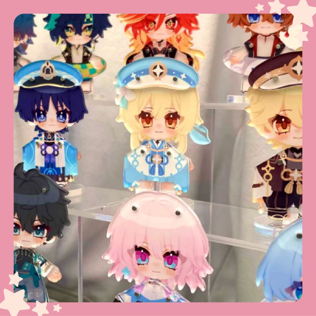 [SẴN] ĐỌC KỸ MÔ TẢ - STANDEE THAY ĐỒ gắn nam châm HONKAI: STAR RAIL - Mô hình nhân vật HSR dress-up