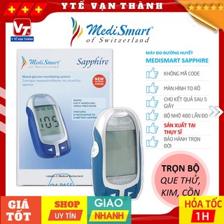 ✅ máy đo đường huyết medismart sapphire -vt0587