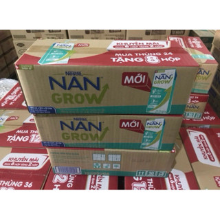 Thùng 24 hộp (tặng 8 hộp) sữa bột pha sẵn Nan Grow 180ml