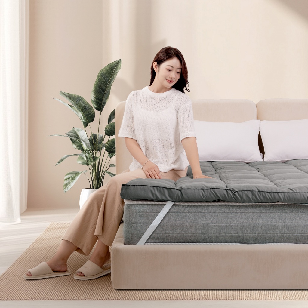 Topper Đệm/Topper Nệm, Tăng tiện nghi EVERON (Dày), làm mềm đệm cao cấp NHIỀU kích thước | BigBuy360 - bigbuy360.vn
