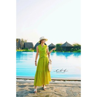 Chân Váy Tầng Linen Cói Design