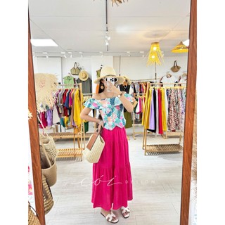 Chân Váy Tầng Linen Cói Design