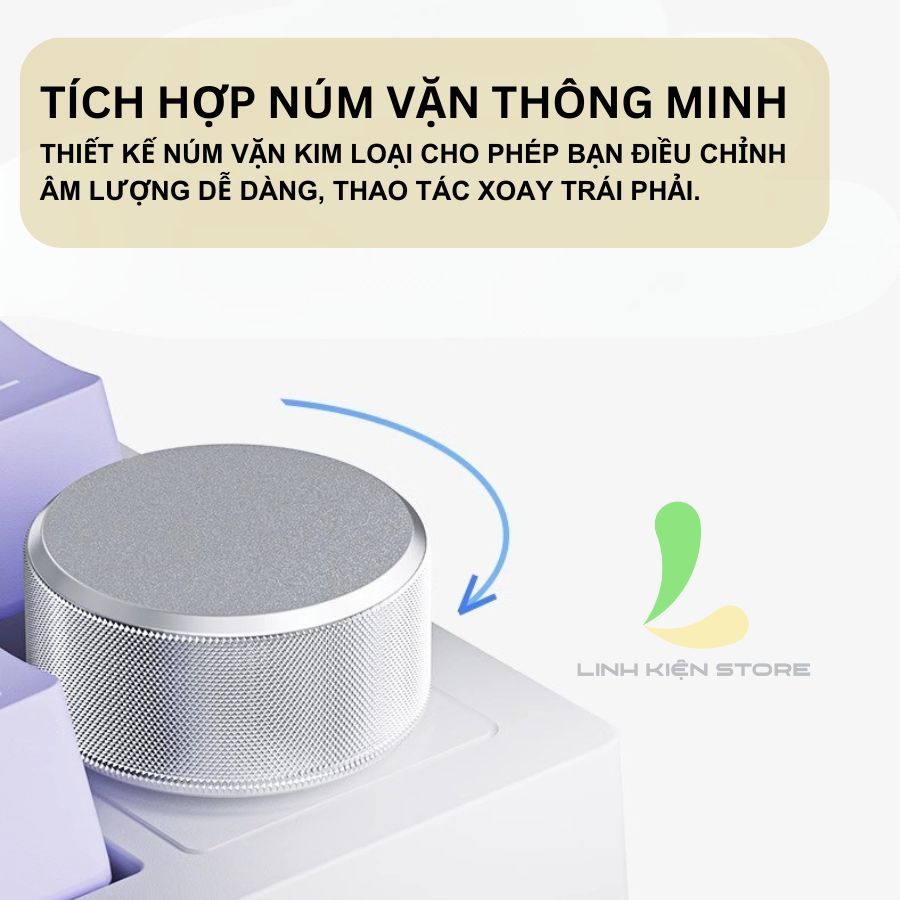 Bàn Phím Cơ Không Dây Và Có Dây HOSAN AJAZZ AK820 / AK820 Pro / AK820 AS / AK820 HP Có Nút Vặn | BigBuy360 - bigbuy360.vn