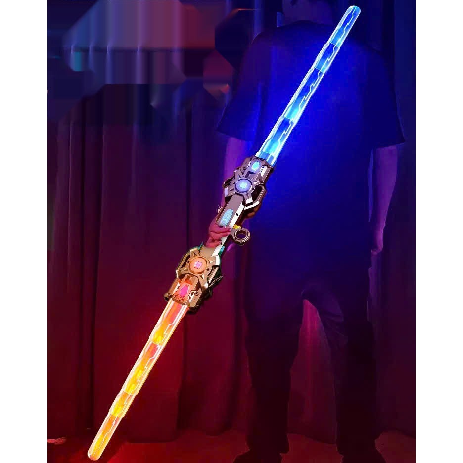 Kiếm Ánh Sáng Lazer Phiên Bản 2 Đầu – Xoay 360 Độ, Phóng To & Thu Nhỏ – Đồ Chơi Cosplay Siêu Hấp Dẫn