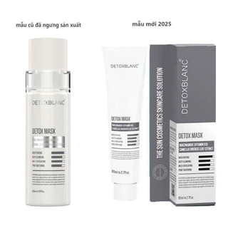 MẪU MỚI MẶT NẠ THẢI ĐỘC DETOXBLANC 80ml Mẫu Tuýt