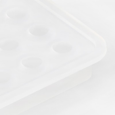 MUJI Khay Silicone Làm Đá Viên Tròn