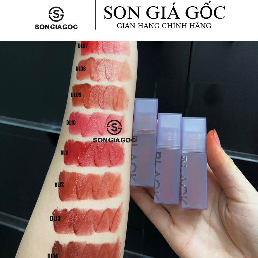SON BLACK ROUGE DOUBLE LAYER OVER VELVET MẪU MỚI