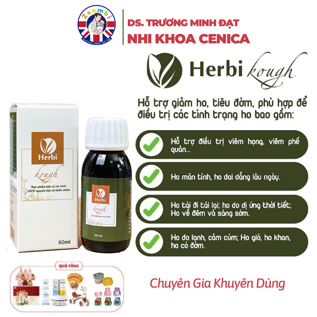 SIRO THẢO DƯỢC Herbi Kough - 60ml