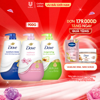 Sữa Tắm Serum Dove Pro-Ceramide Giúp Da Đàn Hồi Và Căng Bóng 500g/900g