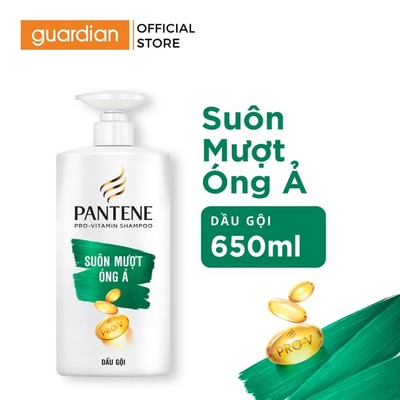 Dầu Gội Suôn Mượt Óng Ả Pantene Silky Smooth Care Shampoo 650Ml