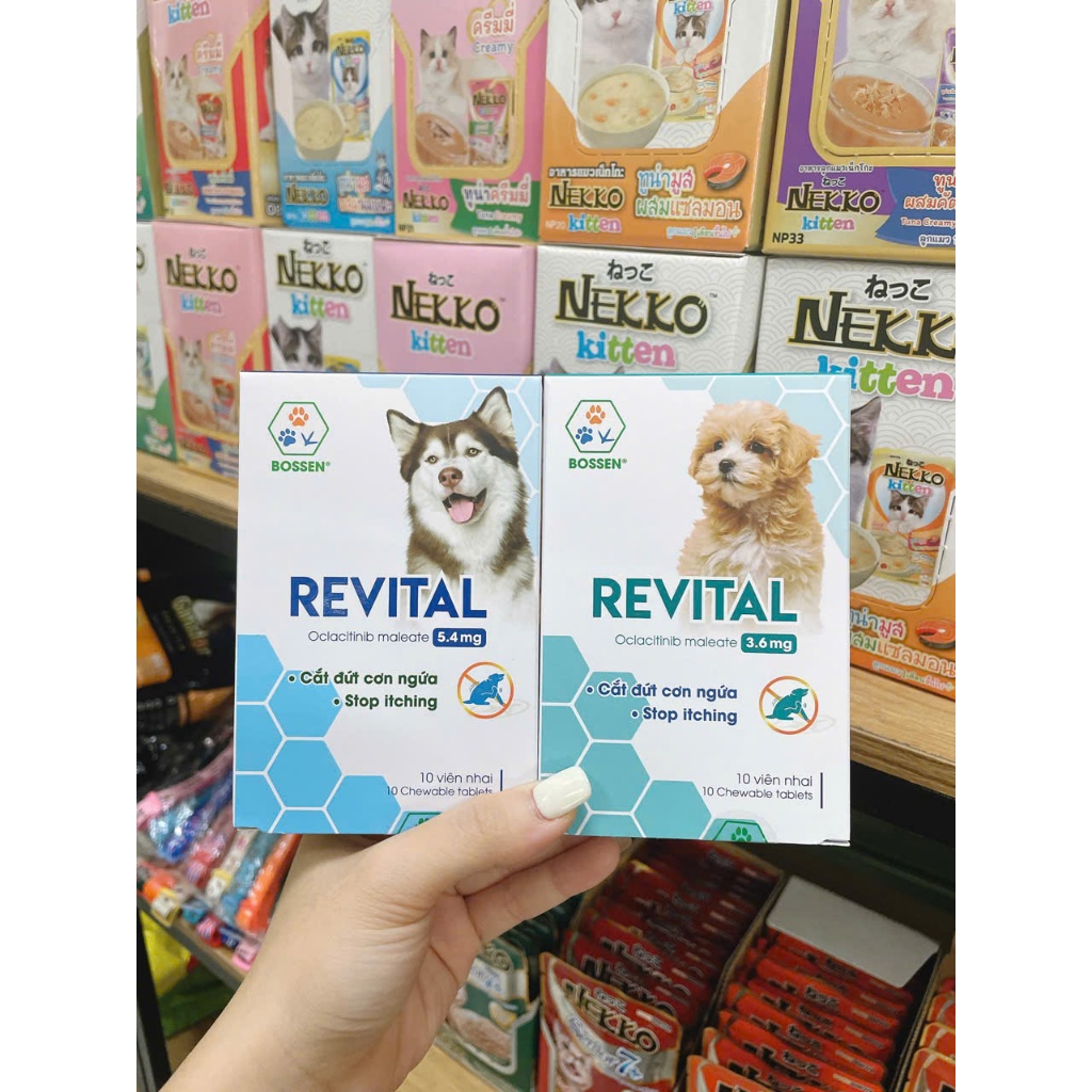 BOSSEN - Revital (dogs) hỗ trợ giảm ngứa cho chó