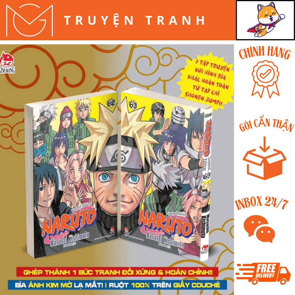Truyện - Combo Naruto Tập 62 & Tập 63: Limited Edition - NXB Kim Đồng