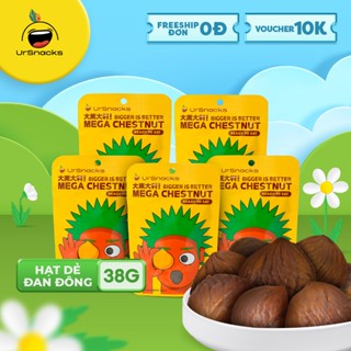 [Combo 5 Gói] Hạt Dẻ Đan Đông Mềm Ngọt Tự Nhiên Ursnacks (5x38g) Đồ Ăn Vặt Văn Phòng Bánh