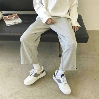 [ Bo chân- Dây rút ] Quần cull nỉ mặc 2 kiểu bo trơn rút chân siêu hot, quần ống xuông, quần ống rộng nam nữ Unisex