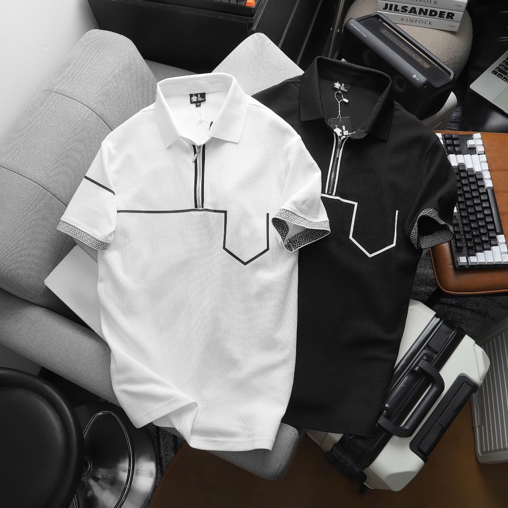 Áo Polo Bigsize Energetic Chất liệu cá sấu vảy cá cao cấp tới 115kg- FORMEN SHOP