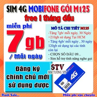  Sim mobi  SỐ ĐẸP giá rẻ 💝💝💝 tặng miễn phí tháng đầu   7gb  mỗi ngày   Được chọn số 