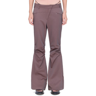 Quần nâu dài nữ ống loe nhún gối - BEUTER SS25 WMNS Mocha Flare Trouser