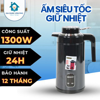 Ấm siêu tốc giữ nhiệt SRAPP ST21 dung tích 3L, ấm đun nước giữ nhiệt 24 giờ bảo hành 12 tháng